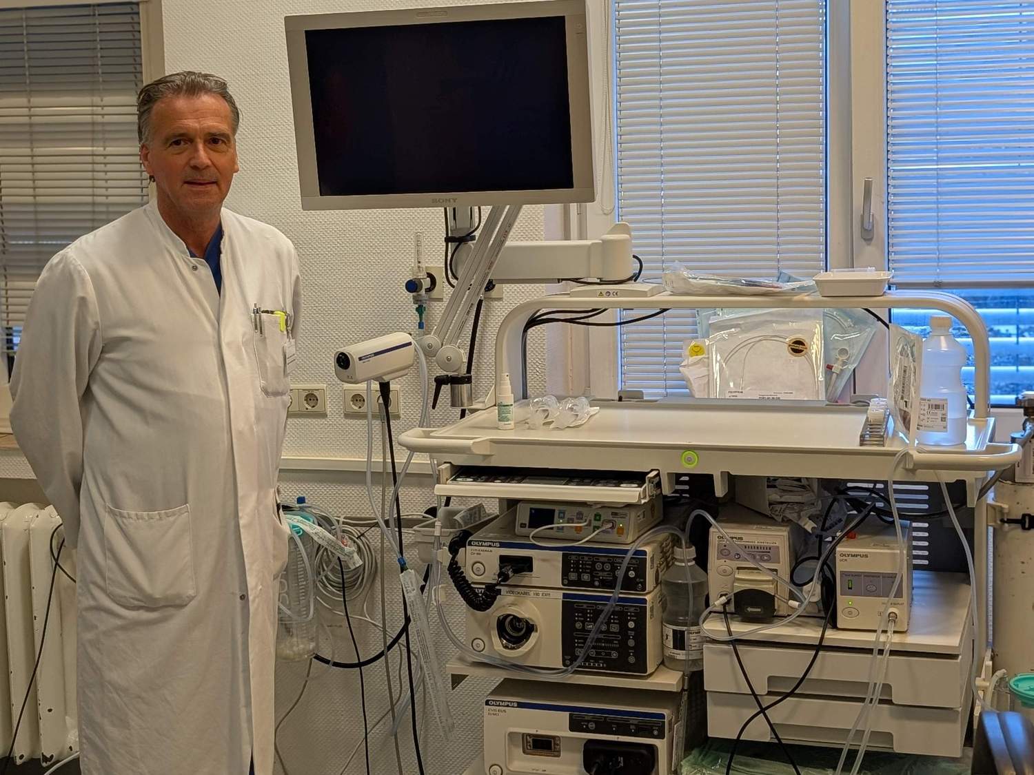 Die Endoskopie unter PD Dr. Ullerich stellte sich ebenfalls vor.